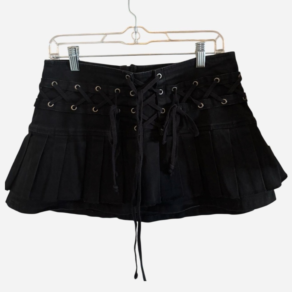 ISO! Black Tripp NYC Lace-Up Skirt